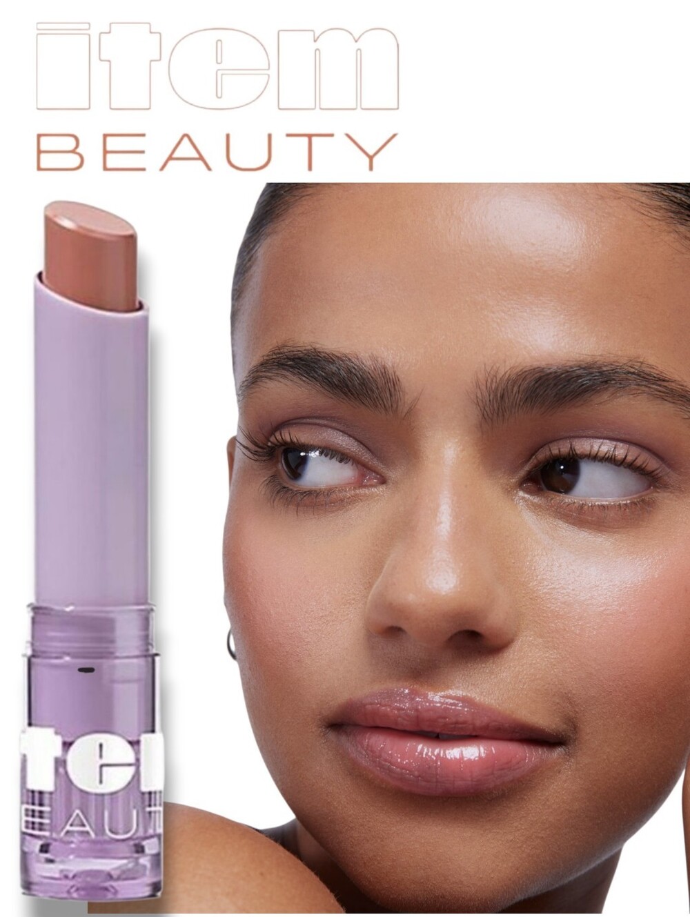 ITEM BEAUTY QUIP STICK Tinted LIP Butter Balm in Shade Feels - SOFT ROSEY PINK